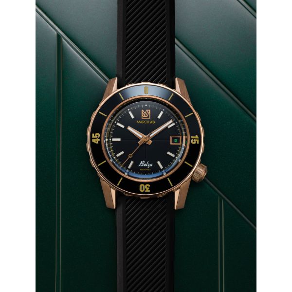 Montre MARCH LA.B Belza Edition Bronze Cadran Noir