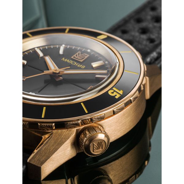 Montre MARCH LA.B Belza Edition Bronze Cadran Noir