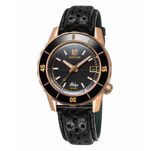 Montre MARCH LA.B Belza Edition Bronze Cadran Noir