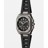 Montre BELL & ROSS BR-X5 Black Titanium Bracelet Caoutchouc