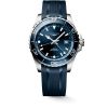 Montre Longines HydroConquest GMT Cadran Bleu Bracelet Caoutchouc