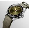 Montre Longines HydroConquest GMT 41mm Sunray Green Bracelet Textile