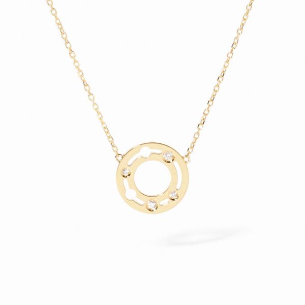 Collier Dinh Van Pulse Or Jaune & Diamants