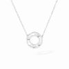 Collier Dinh Van Pulse Or Blanc & Diamants