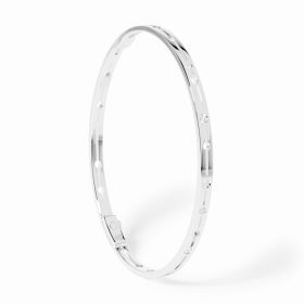 Bracelet Dinh Van Pulse Or Blanc & Diamants PM