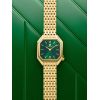 Montre MARCH LA.B Milady Mansart Gold Quartz Cadran Emerald