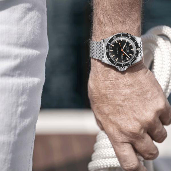 Montre Mido Ocean Star Tribute Cadran Bleu Bracelet Acier