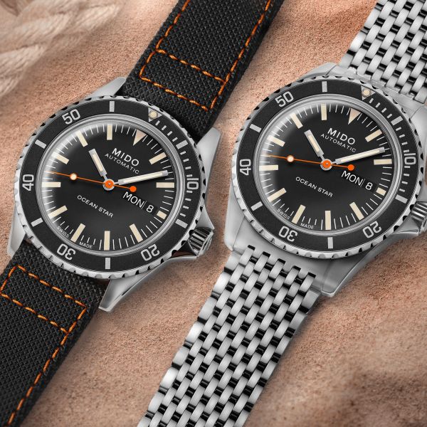 Montre Mido Ocean Star Tribute Cadran Bleu Bracelet Acier