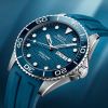 Montre Mido OCEAN STAR 200C Cadran Bleu Bracelet Caoutchouc