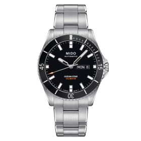 Montre Mido OCEAN STAR 200 Cadran Noir Bracelet Acier