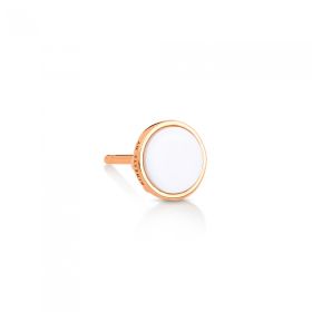 Boucle d'Oreille Ginette NY Solo Ever Agate Disc Studs