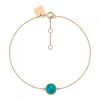 Bracelet Ginette NY Mini Ever Turquoise Disc Bracelet