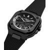 Montre BELL & ROSS BR05 Skeleton Black Ceramic Bracelet Caoutchouc