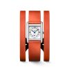 Montre Longines Mini DolceVita Bracelet Cuir Orange