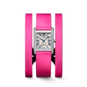 Montre Longines Mini DolceVita Bracelet Cuir Rose