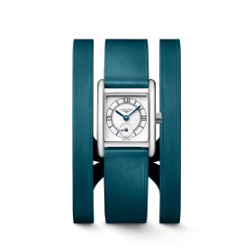 Montre Longines Mini DolceVita Bracelet Cuir Bleu