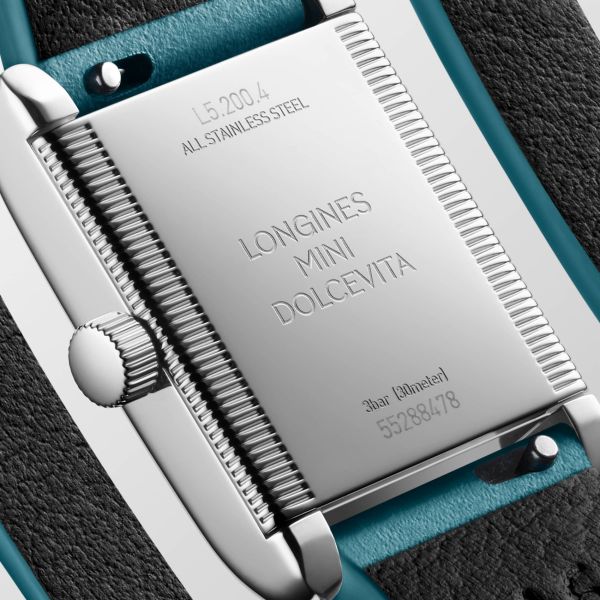 Montre Longines Mini DolceVita Bracelet Cuir Bleu