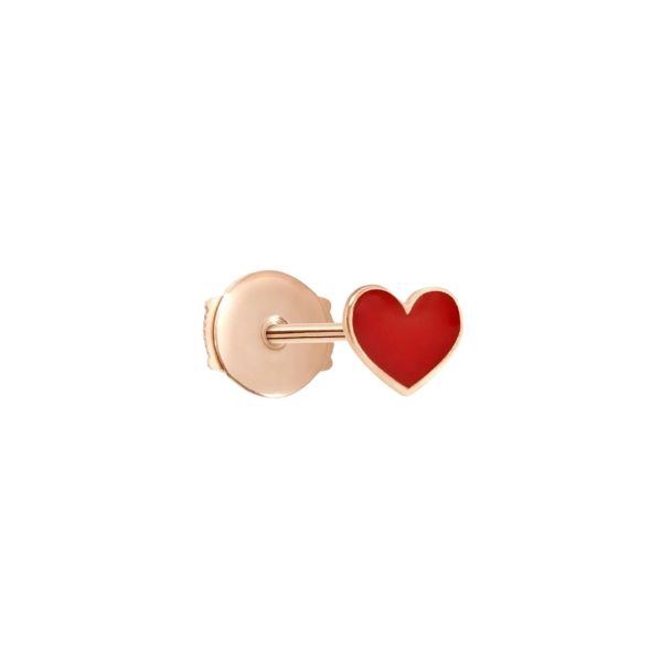 MONO BOUCLE Vanrycke Emoji Cœur Or Rose 18k