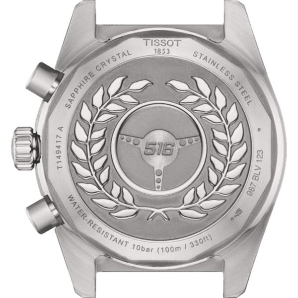 Montre Tissot PR 516 Chronograph Quartz Cadran Noir Bracelet Acier