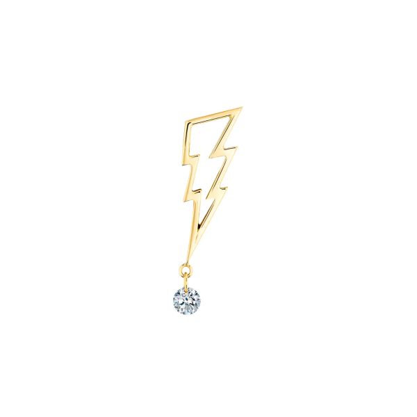 Boucle La Brune & La Blonde POP Coup de foudre Diamant 0.05 carat or jaune