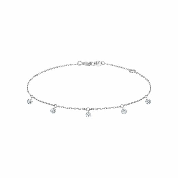 Bracelet La Brune & La Blonde 360° Or Blanc Diamants 0.35ct