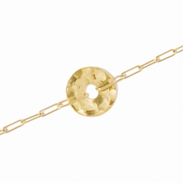 Bracelet Dinh Van Pi 14mm Chaîne Or Jaune 24 carats