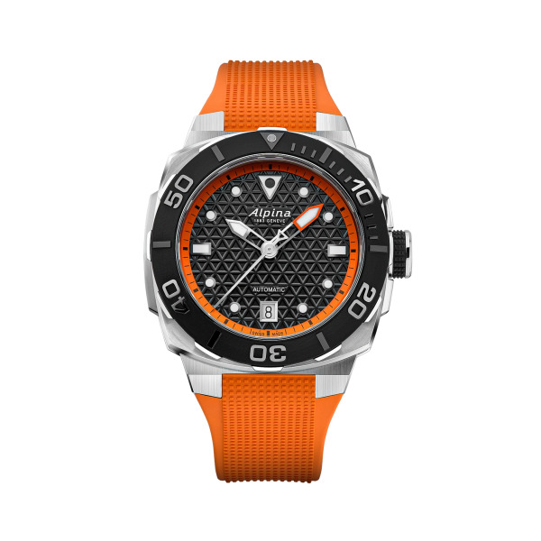 Montre Alpina SEASTRONG DIVER EXTREME AUTOMATIC BRACELET ORANGE