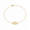 BraceletDinh Van Menottes R8 1/2 Diamants Or Jaune sur chaîne