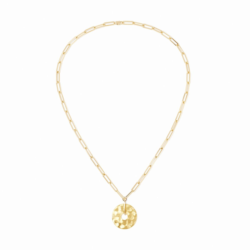 Collier Dinh Van Pi 23mm Chaîne Or Jaune 24 carats