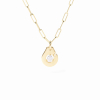 Collier Dinh Van Menottes R10 or jaune & diamant