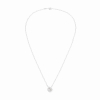 Collier Dinh Van Le Cube Diamant XL Or Blanc Pavé Diamant