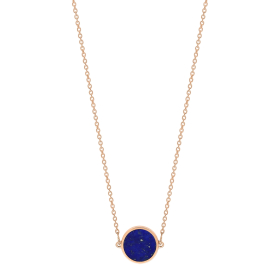 Collier Ginette NY Mini Ever Lapis Lazuli Disc Necklace