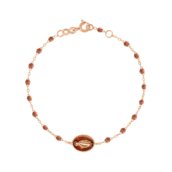 Bracelet gigi CLOZEAU Madone Resine Or Rose