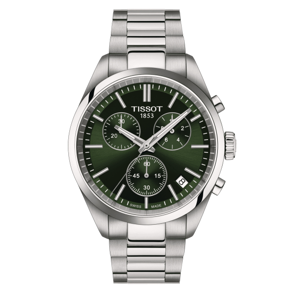 Montre Tissot PR 100 Chronograph Bracelet Acier inoxydable 316L