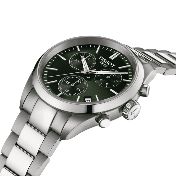 Montre Tissot PR 100 Chronograph Bracelet Acier inoxydable 316L