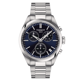 Montre Tissot PR 100 Chronograph Cadran Bleu