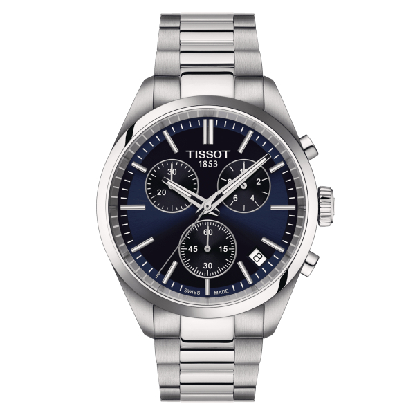 Montre Tissot PR 100 Chronograph Cadran Bleu
