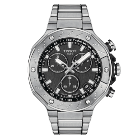 Montre Tissot T-Race Chronograph Cadran Noir bracelet Acier Inoxydable
