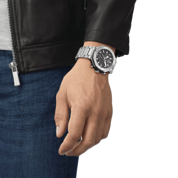 Montre Tissot T-Race Chronograph Cadran Noir bracelet Acier Inoxydable