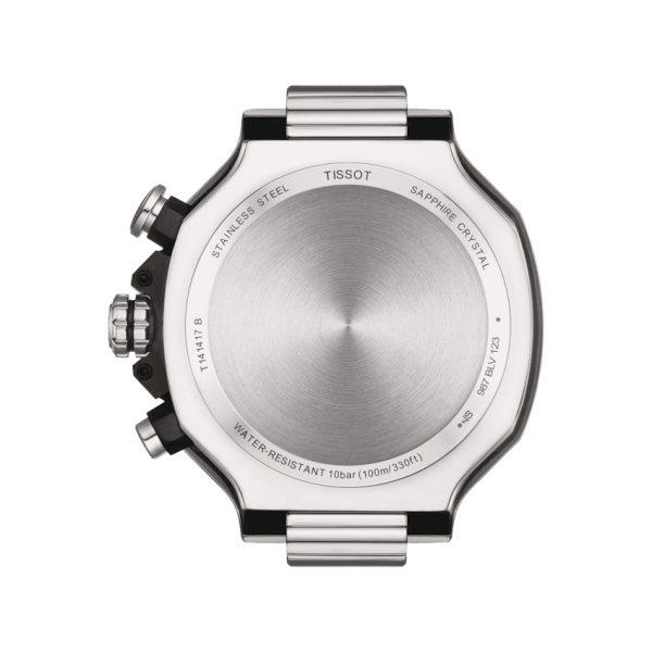 Montre Tissot T-Race Chronograph Cadran Blanc bracelet Acier Inoxydable