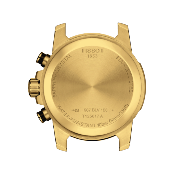 Montre Tissot Supersport Chrono Acier Inoxydable PVD Or Jaune
