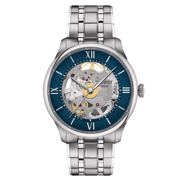 Montre Tissot Chemin des Tourelles Squelette Bracelet Acier