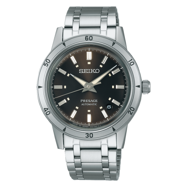 Montre Seiko Presage 3 Aiguilles Cadran Marron