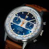 Montre LIP Rallye 42mm Chrono Auto Bracelet Cuir