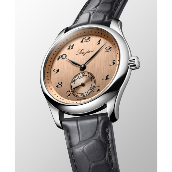 Montre Longines Master Collection Cadran Argenté Bracelet Cuir