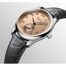 Montre Longines Master Collection Cadran Argenté Bracelet Cuir