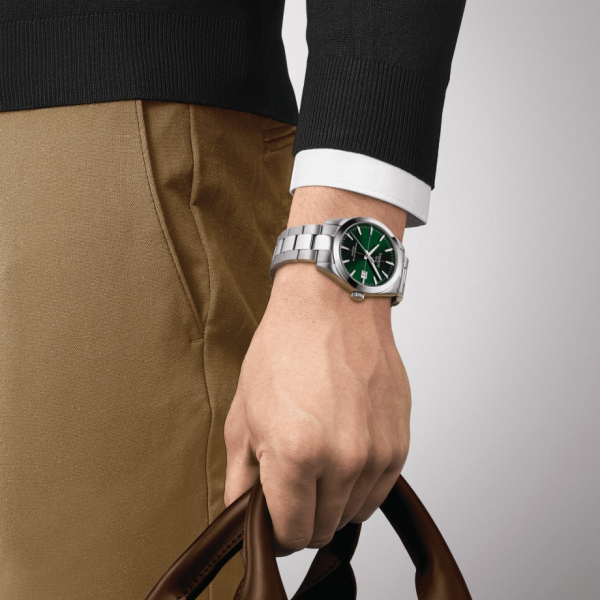 copy of Montre Tissot Gentleman Powermatic 80 Silicium Bracelet Acier inoxydable 316L