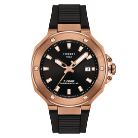 Montre Tissot T-Race Powermatic 80 Cadran Noir bracelet caoutchouc
