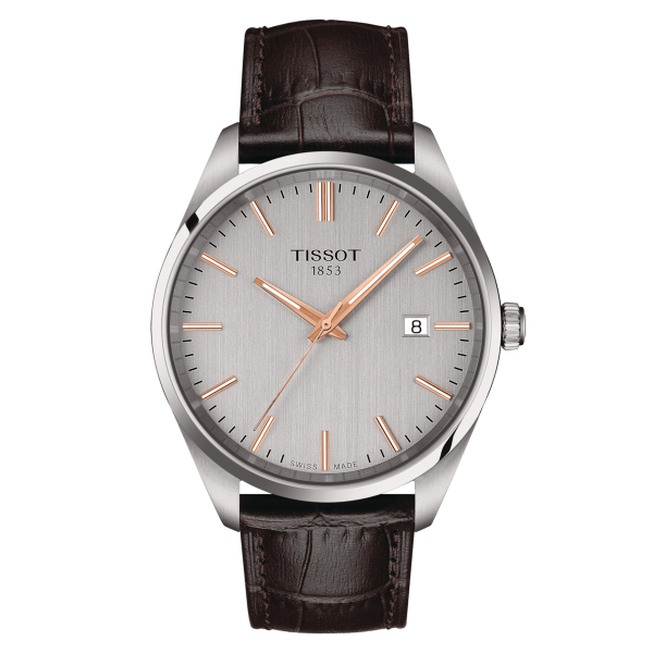 Montre Tissot PR 100 Cadran Gris Bracelet Cuir