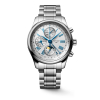 Montre Longines Master Collection Chrono Cadran Argent Aiguilles Bleues